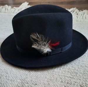 Shabby Chic black hat